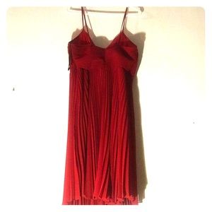 Red sally summer dress